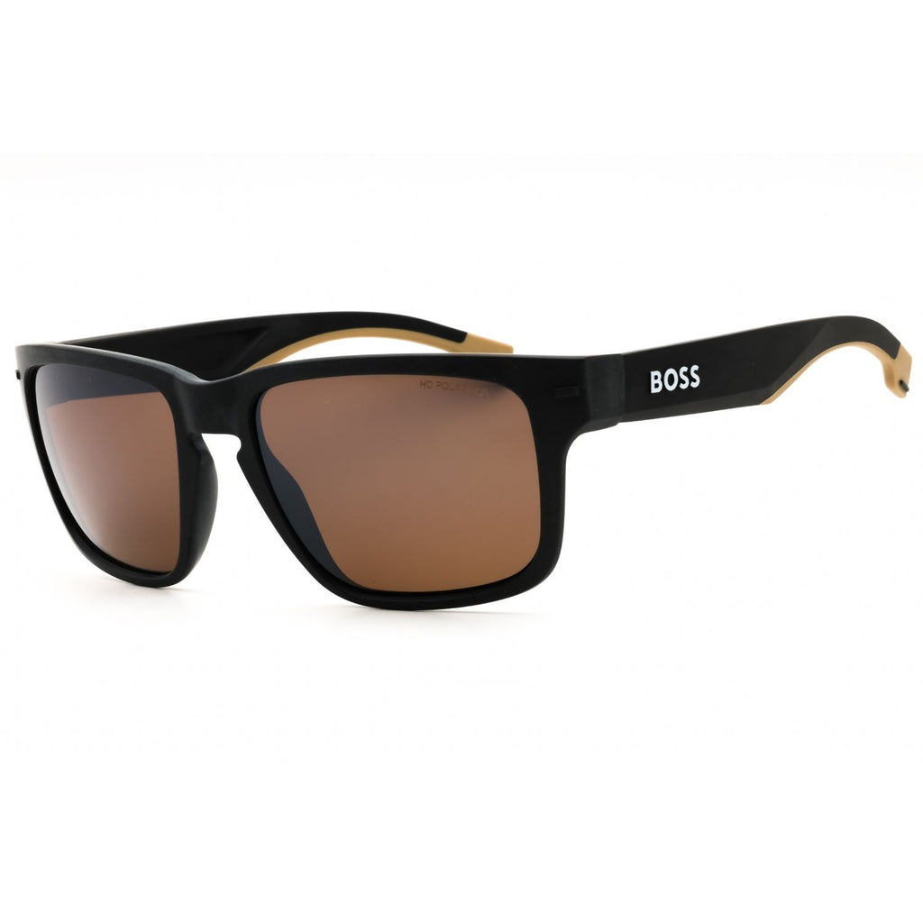 Hugo Boss BOSS 1497/S Rectangular Sunglasses Black/Brown