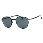 Hugo Boss BOSS 1631/S Round Sunglasses Matte Black Frame Grey Lens Metal