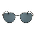 Hugo Boss BOSS 1631/S Round Sunglasses Matte Black Frame Grey Lens Metal