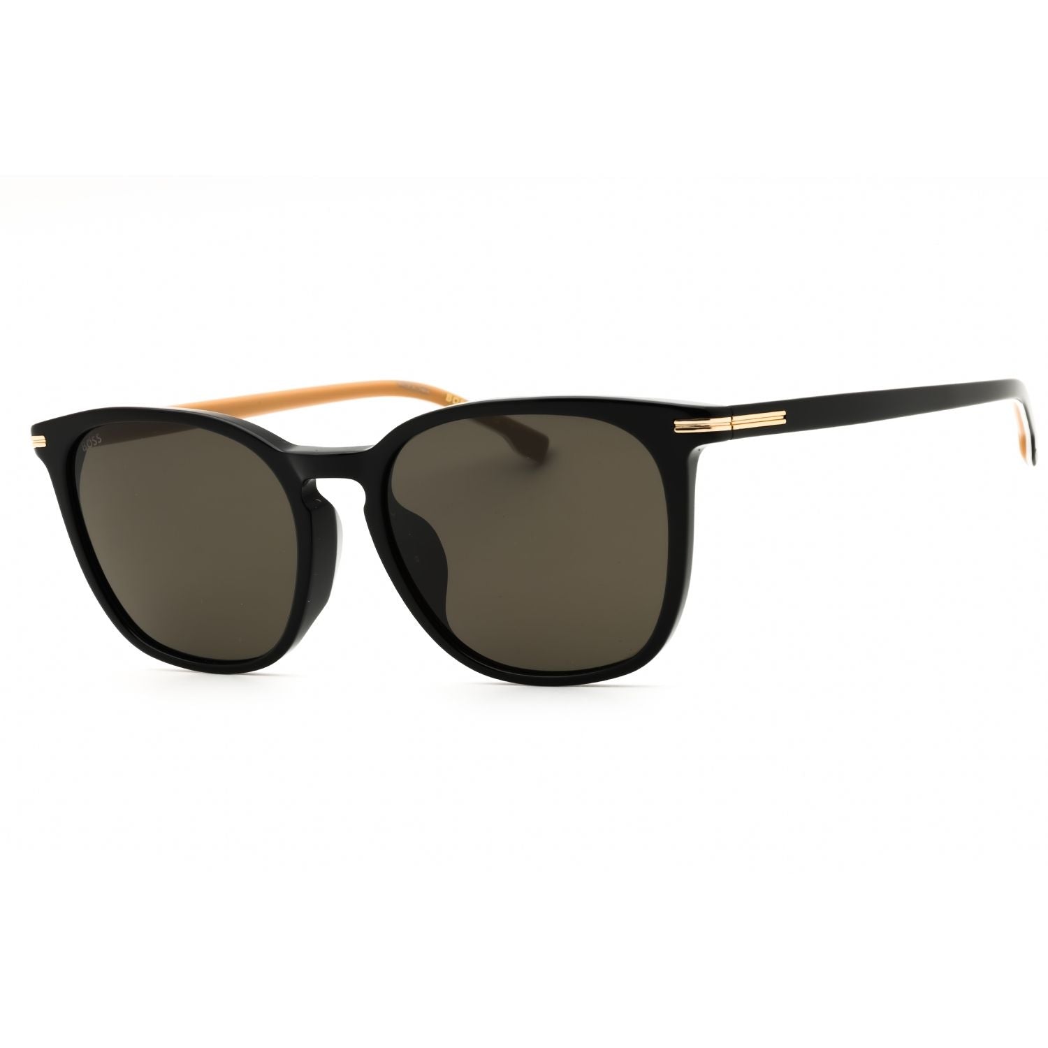 Hugo Boss BOSS 1668/F/SK Rectangular Sunglasses Black/Grey