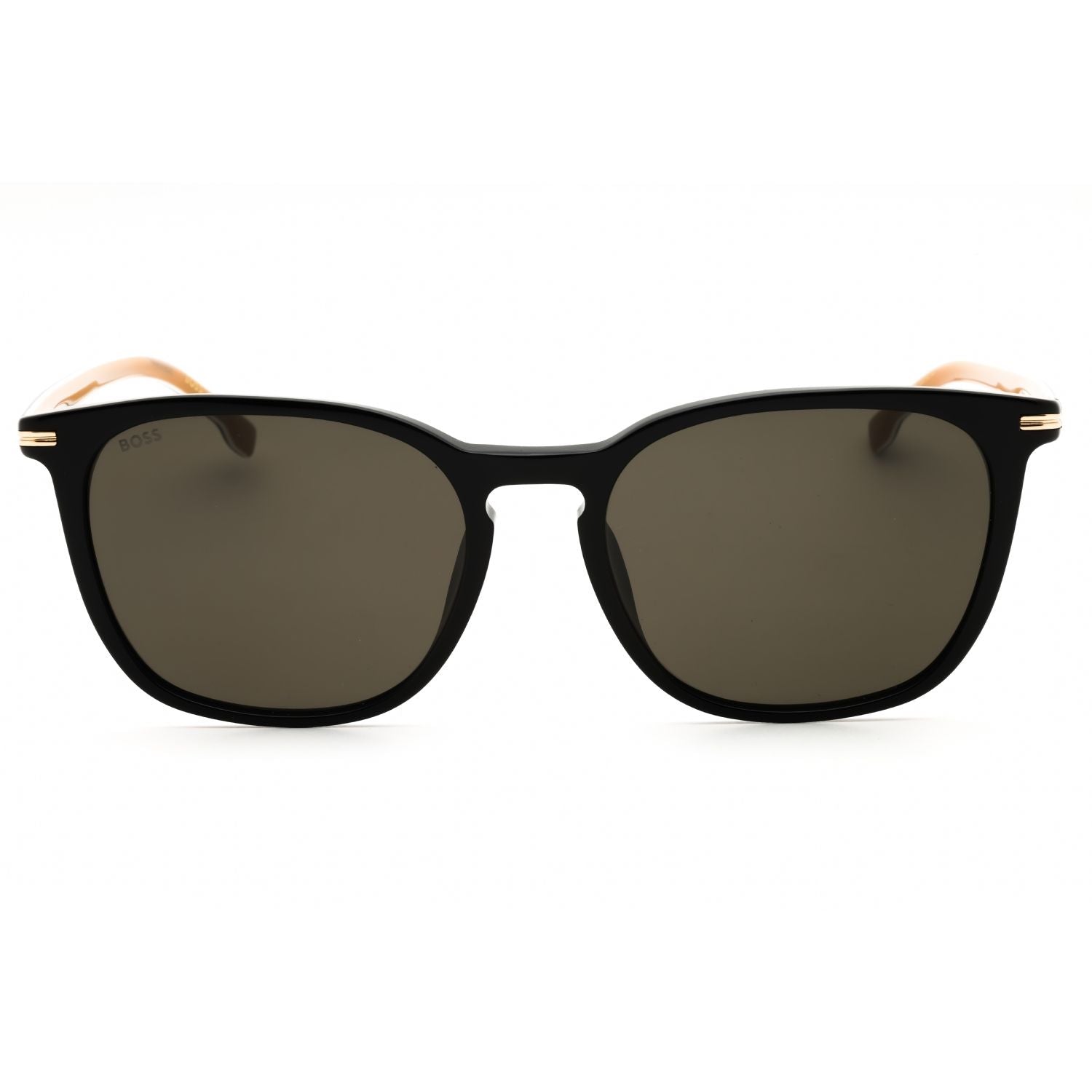 Hugo Boss BOSS 1668/F/SK Rectangular Sunglasses Black/Grey