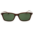 Hugo Boss BOSS 1669/F/SK Rectangular Sunglasses Brown Frame Green Lens