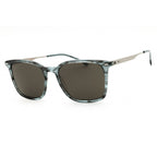 Hugo Boss BOSS 1694/S Rectangular Sunglasses Striped Grey Frame Grey Lens