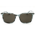Hugo Boss BOSS 1694/S Rectangular Sunglasses Striped Grey Frame Grey Lens