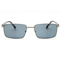 Hugo Boss BOSS 1700/S Rectangular Sunglasses Blue Frame Grey Lens Metal