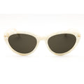 Hugo Boss BOSS 1779/S 07AP IR Pearld White Grey Cat Eye Women's Sunglasses