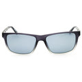 Kenneth Cole New York KC00051 Rectangular Sunglasses Blue/Smoke Polarized