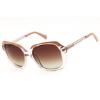 Kenneth Cole New York KC00057 Oversized Sunglasses Shiny Pink/Brown Polarized