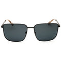 Kenneth Cole New York KC7268 Rectangular Sunglasses Matte Black/Smoke Polarized