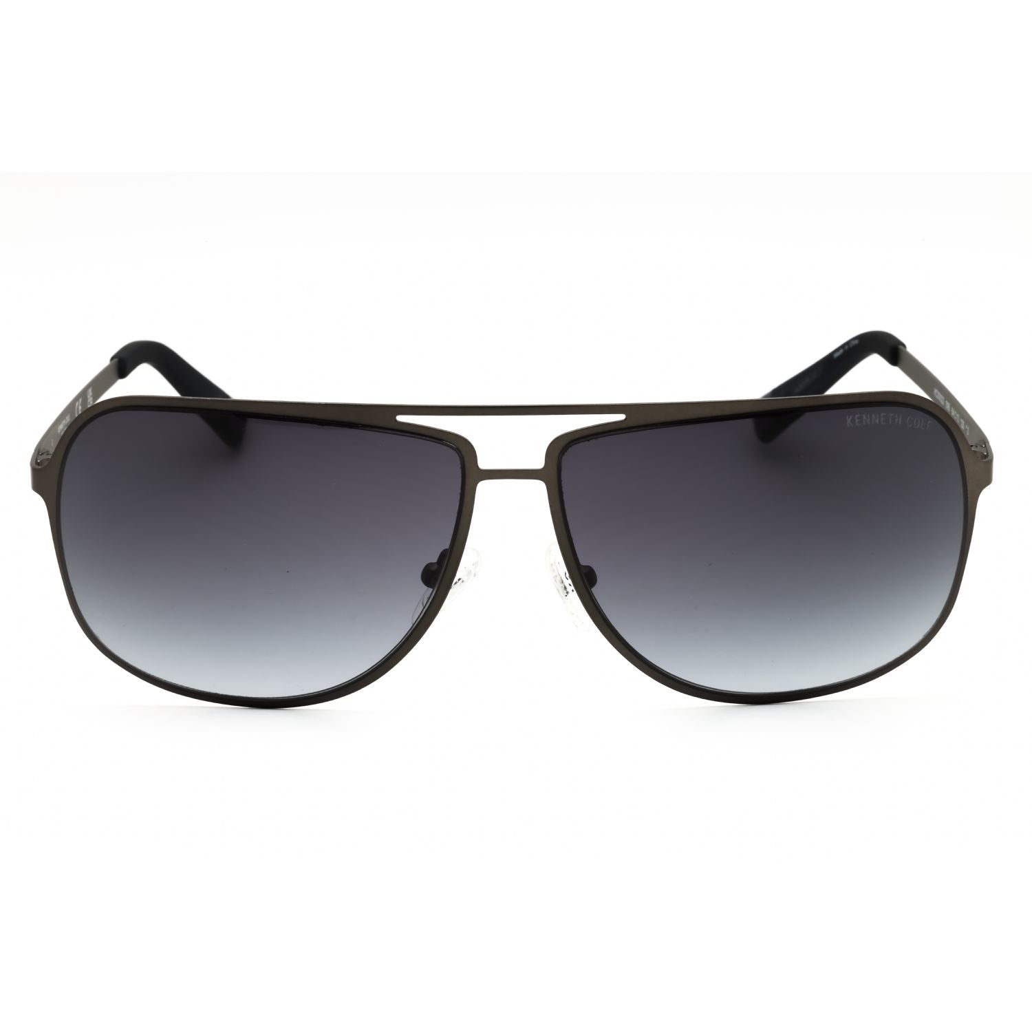 Kenneth Cole New York KC00022 Aviator Sunglasses Matte Gunmetal/Gradient Smoke
