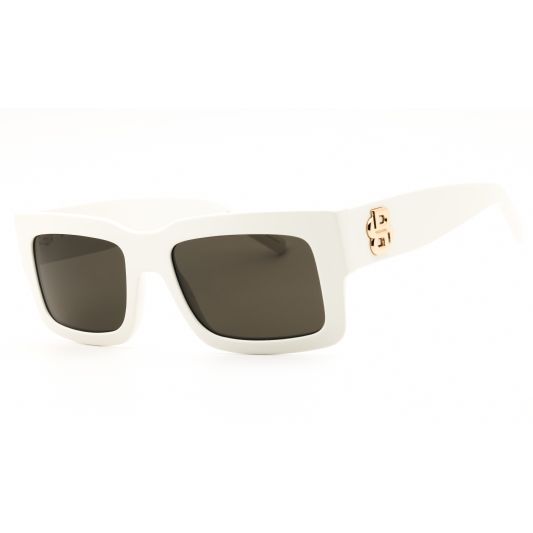 Hugo Boss BOSS 1654/S 0VK6 IR White Grey Rectangular Women's Sunglasses