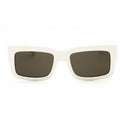 Hugo Boss BOSS 1654/S 0VK6 IR White Grey Rectangular Women's Sunglasses